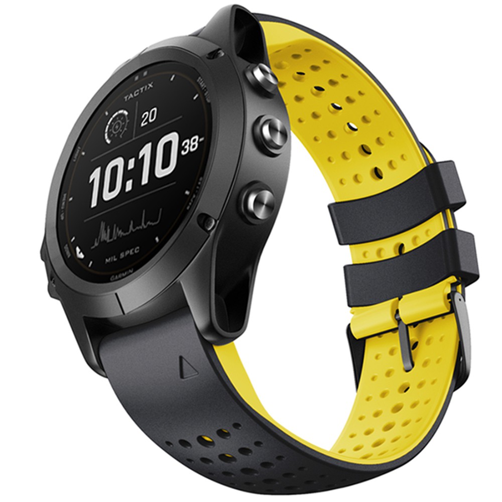 Dây đeo silicon 22mm thoáng khí cho đồng hồ thông minh Garmin Fenix 6 / Fenix 6 Pro Fenix 5 / Fenix 5 Plus / Forerunner