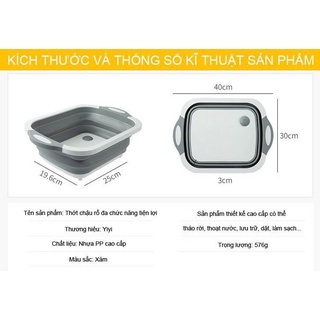 CHẬU THỚT ĐA NĂNG GẤP GỌN
