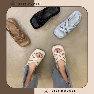 Dép quai hậu nữ đan dây Hàn Quốc vintage thanh lịch hot trend 2022 giá rẻ đơn giản cực đẹp đi biển đi chơi đi làm