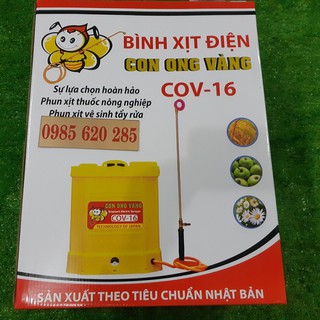 Bình xịt điện con ong vàng 16 lít