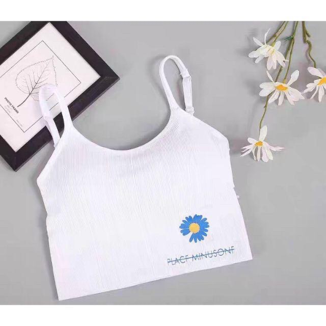 Áo Bra Tập Gym Yoga 2 Dây Họa Tiết Hoa Cúc Trẻ Trung Năng Động Cá Tính - CA843 C | BigBuy360 - bigbuy360.vn
