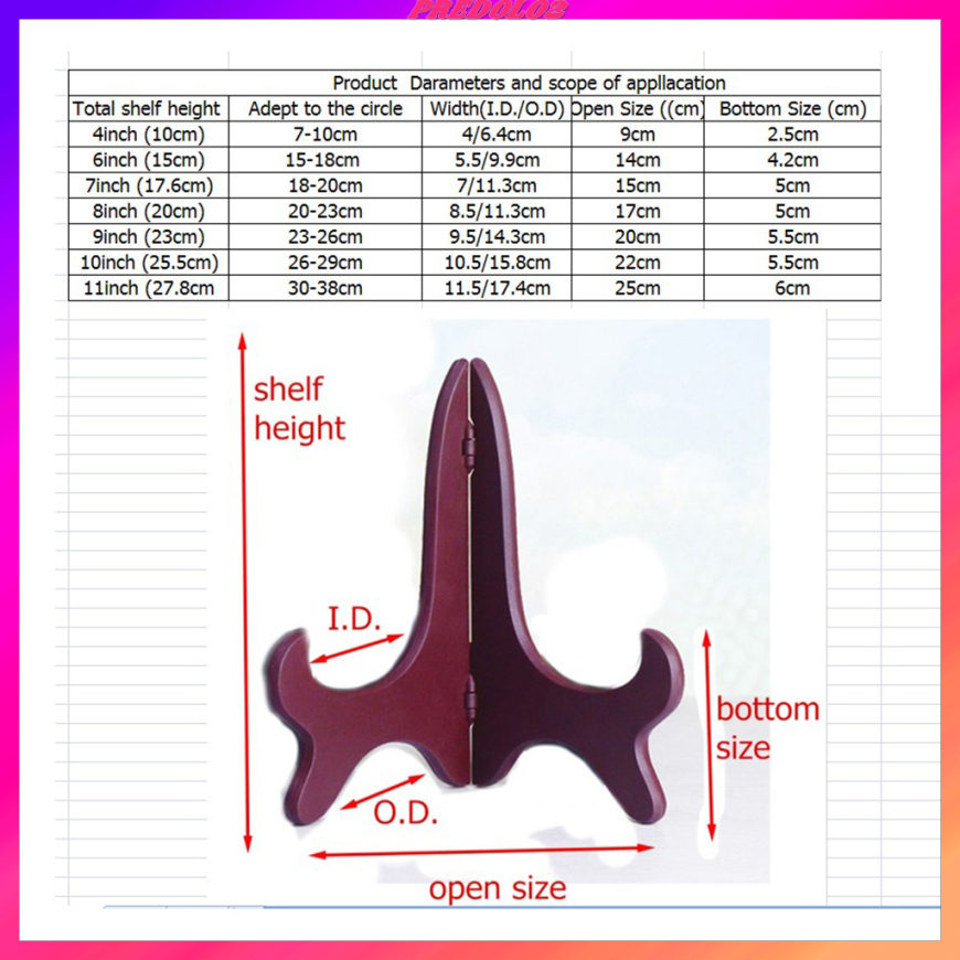 Giá Đỡ Trưng Bày Đĩa Trang Trí 6 &quot;(Predolo2)