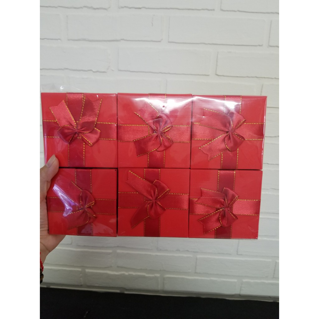 CHUYÊN SỈ_Combo 6 hộp đựng vòng tay đựng chuỗi vòng size 8,5 x 8,5 x 5,5cm