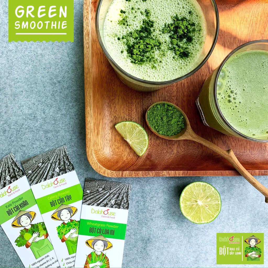 Bột Cần Tây Dalahouse Hộp 60g  - Nguyên chất sấy lạnh