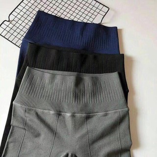 Quần Legging Phối Trơn Gen Bụng Nâng Mông