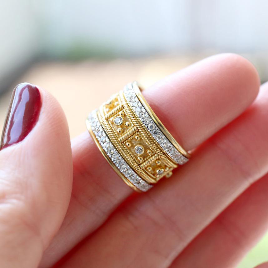 Nhẫn nam đính đá mạ 18k NG01