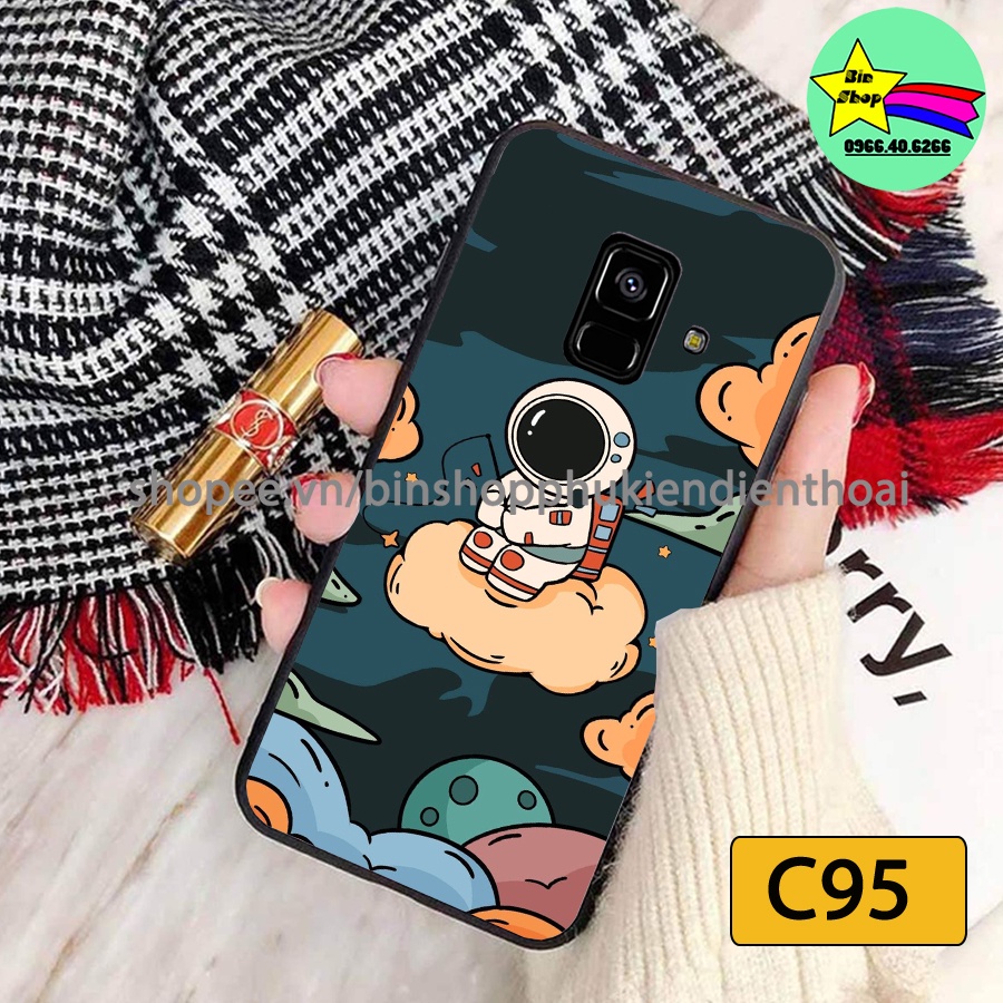 Ốp lưng Samsung A5 2018 / A8 2018 / A6 2018 / J6 2018 in hình Vũ trụ ngân hà cá tính cao cấp