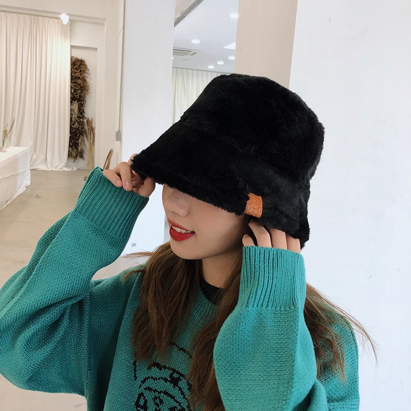 Nón bucket họa tiết da báo phong cách retro thời trang cho nữ