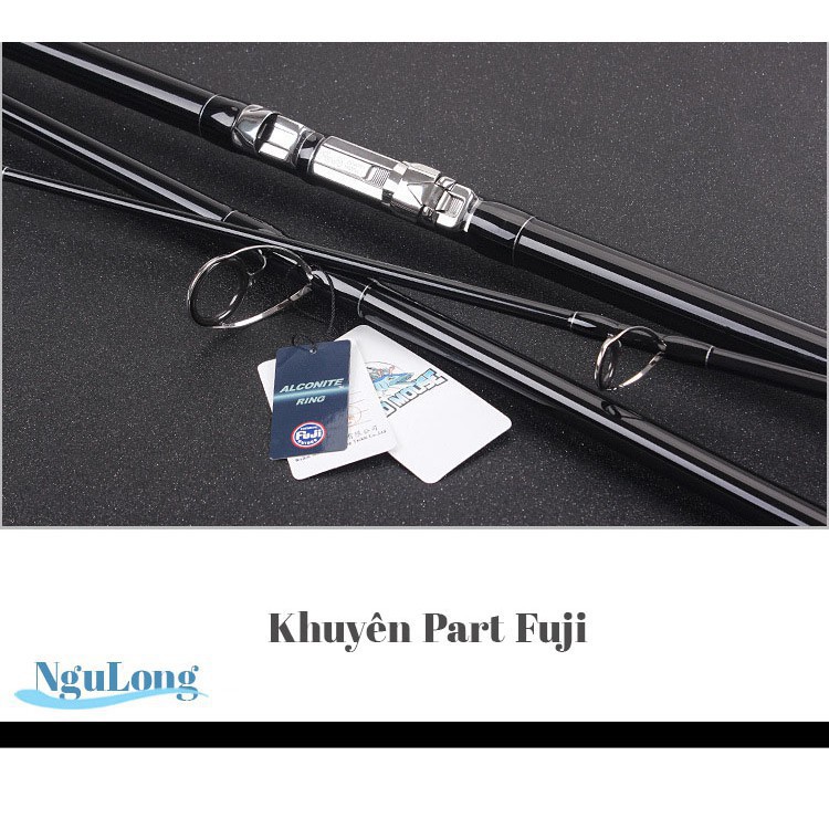 Cần Câu 3 Khúc Cần câu đánh lục xa bờ 4,2m khoen pass Fuji 46T hight carbon from JAPAN ,đảm bảo