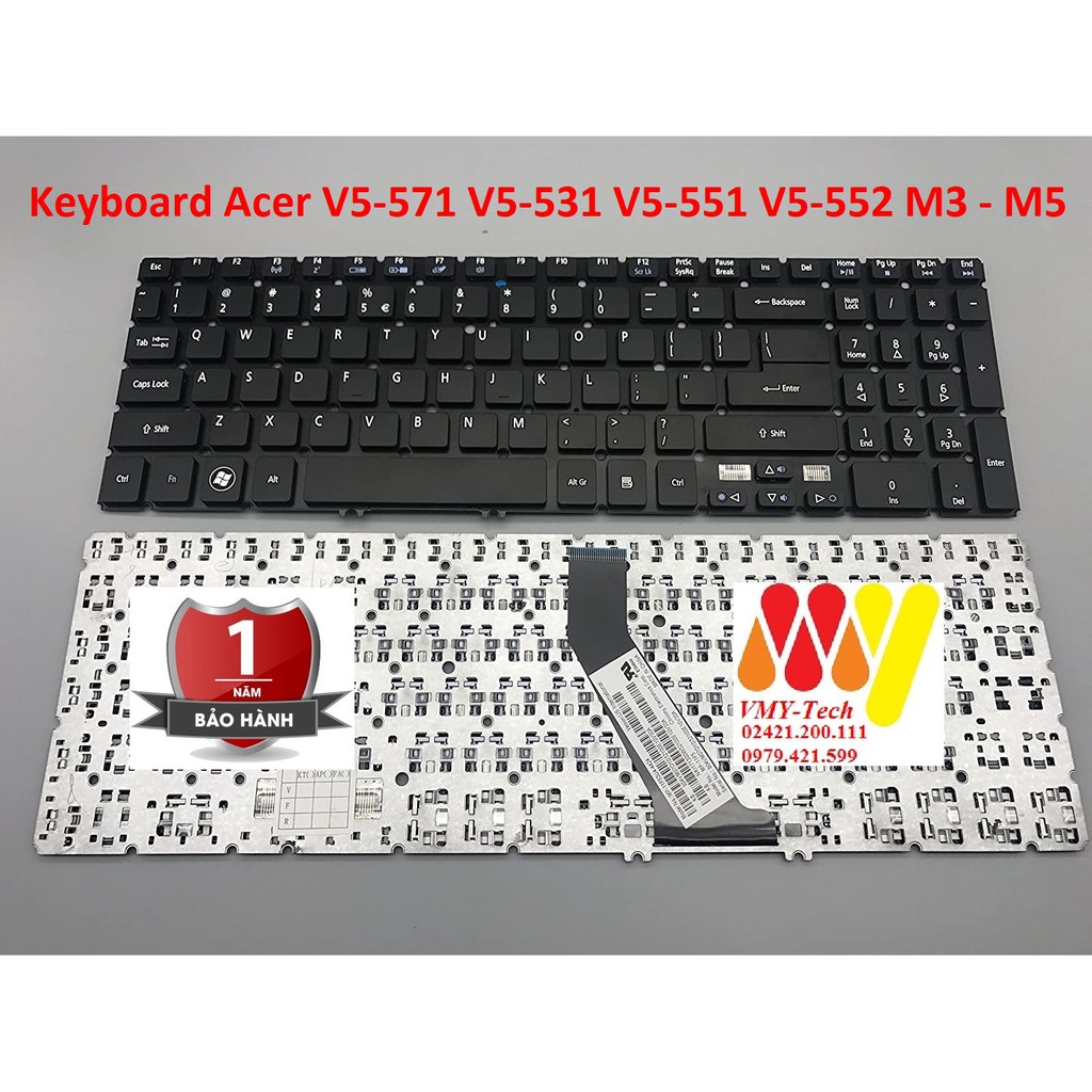 Bàn phím laptop Acer M3 M3-581 M3-581T M3-581G M3-581PT