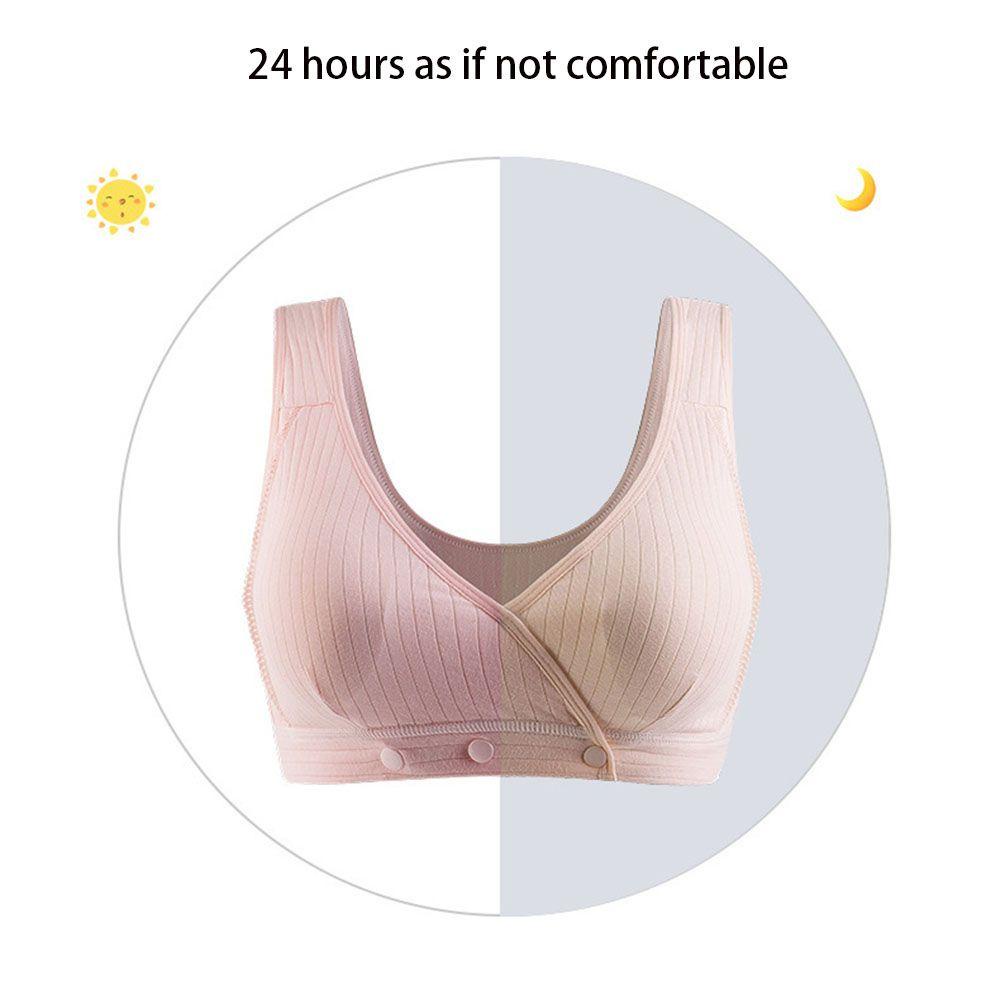 Lay Áo Ngực Cotton Không Gọng Dễ Dàng Cho Bé Bú Sữa