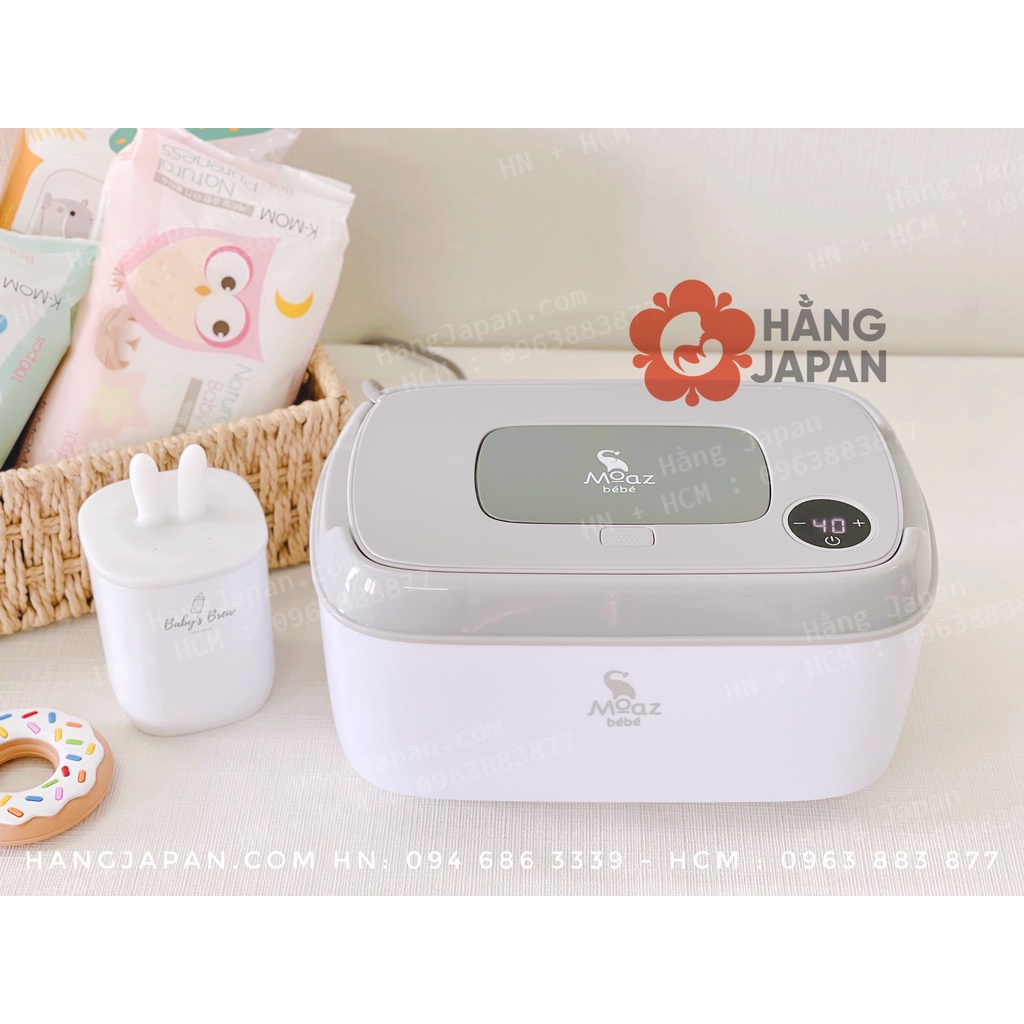 Máy làm ẩm khăn ướt Moaz bebe cho bé MB008 chính hãng bảo hành 1 năm