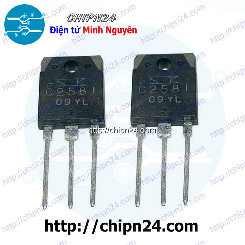 [1 CON] Transistor C2581 TO-3P NPN 10A 140V (100W 2SC2581 2581)