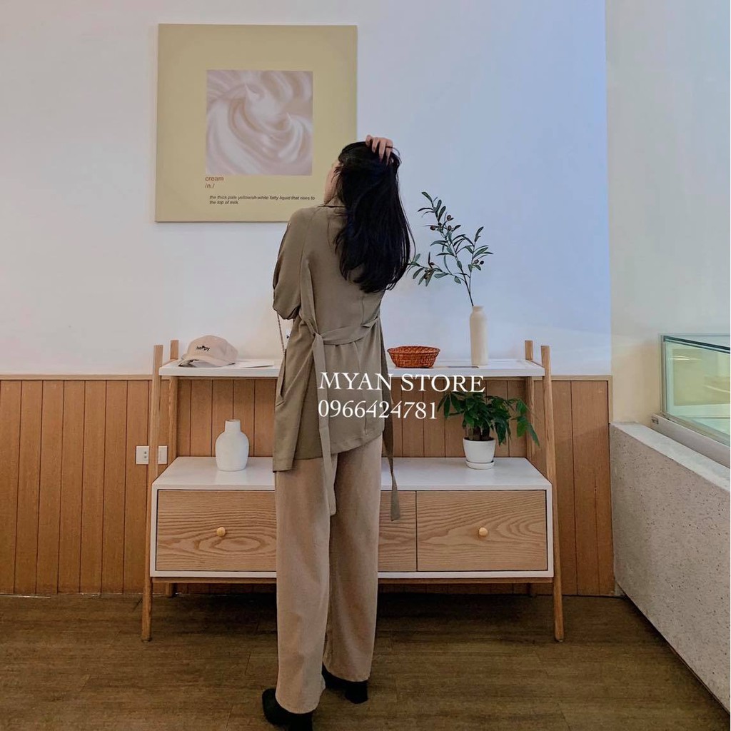 Trend coat dáng ngắn kèm đai (2m-808) A102005 | BigBuy360 - bigbuy360.vn