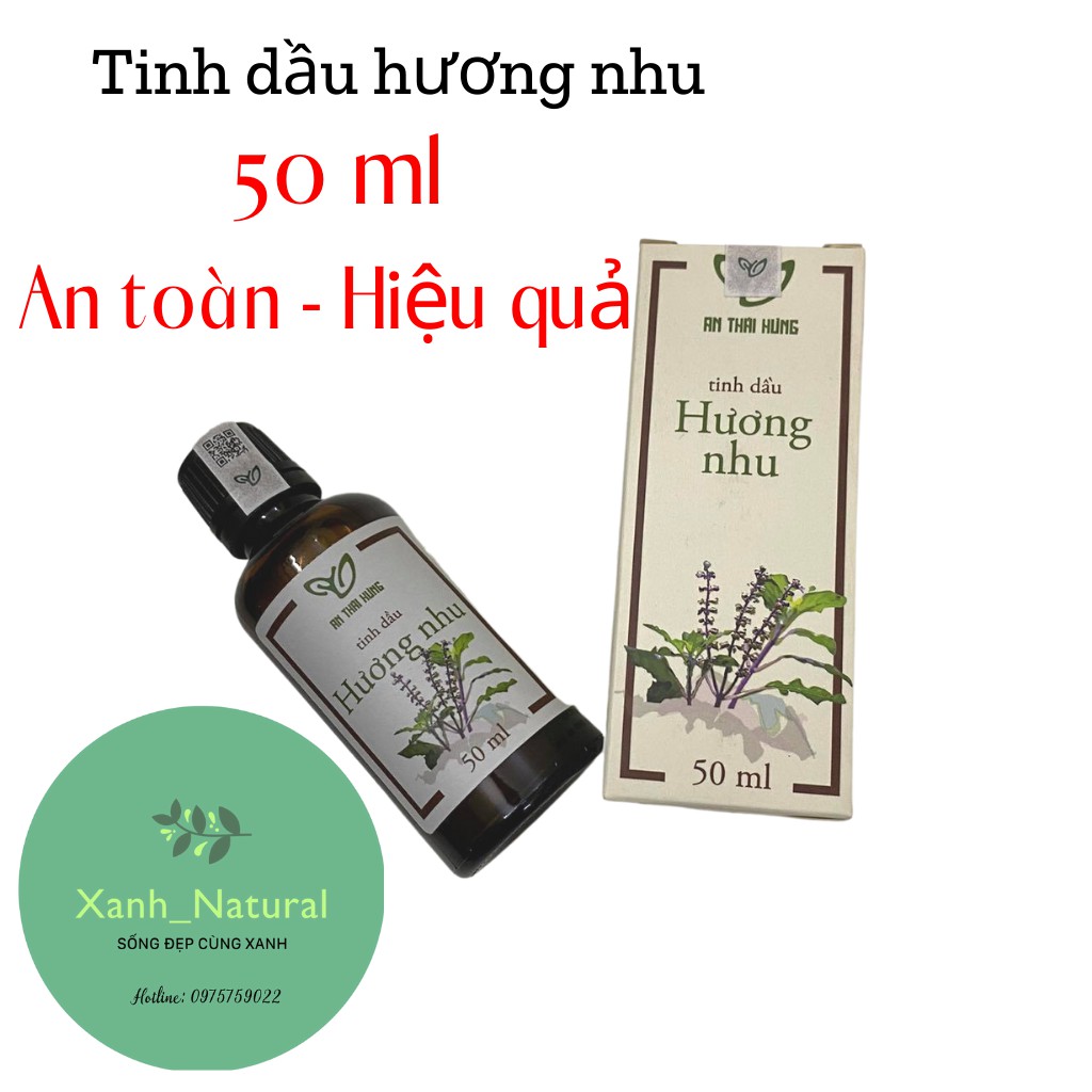 Tinh Dầu Thiên Nhiên Hương Nhu An Thái Hưng, Kích Thích Mọc Tóc, Chăm  Tóc Khỏe - Nguyên Chất 100%