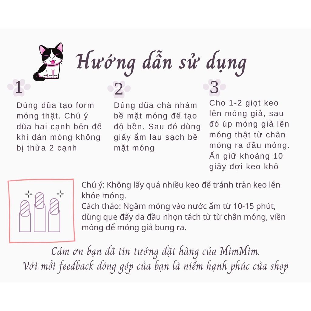 Nail box thiết kế Izana