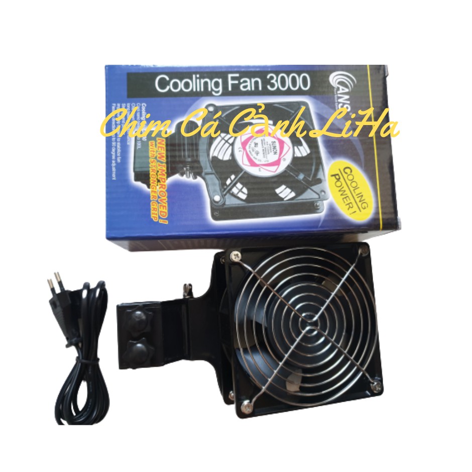 Quạt Tản Nhiệt Cho Hồ Cá Thủy Sinh 5 Cánh Cooling Fan 3000