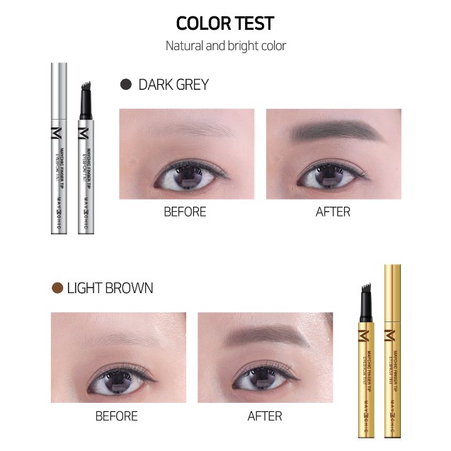 Chì kẻ mày 5D Maychic - EYEBROW TINT LIGHT BROWN