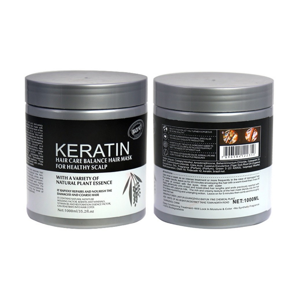 Kem Ủ Tóc KERATIN COLLAGEN LAVENDER BRAZIL NUT Cung Cấp Dưỡng Chất Cho Tự Nhiên 1000ML