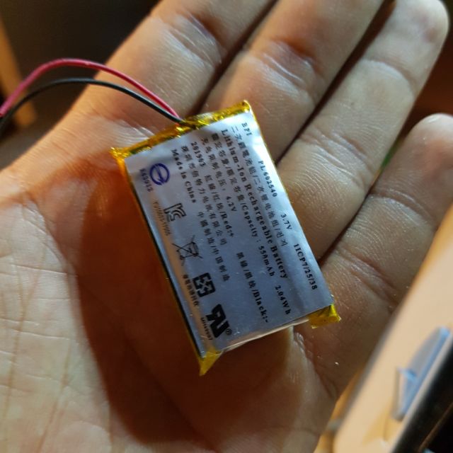 Pin ion lithium 3.7V nhỏ 190mAh 300mAh 400mAh 550mAh
