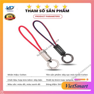 Dây sạc nhanh dáng móc khoá, Chuyên dụng cho iPhone/ Type C/ Micro có thể truyền tải dữ liệu [ BH 6 tháng ]