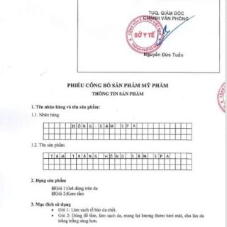 Tắm trắng Hồng Sâm