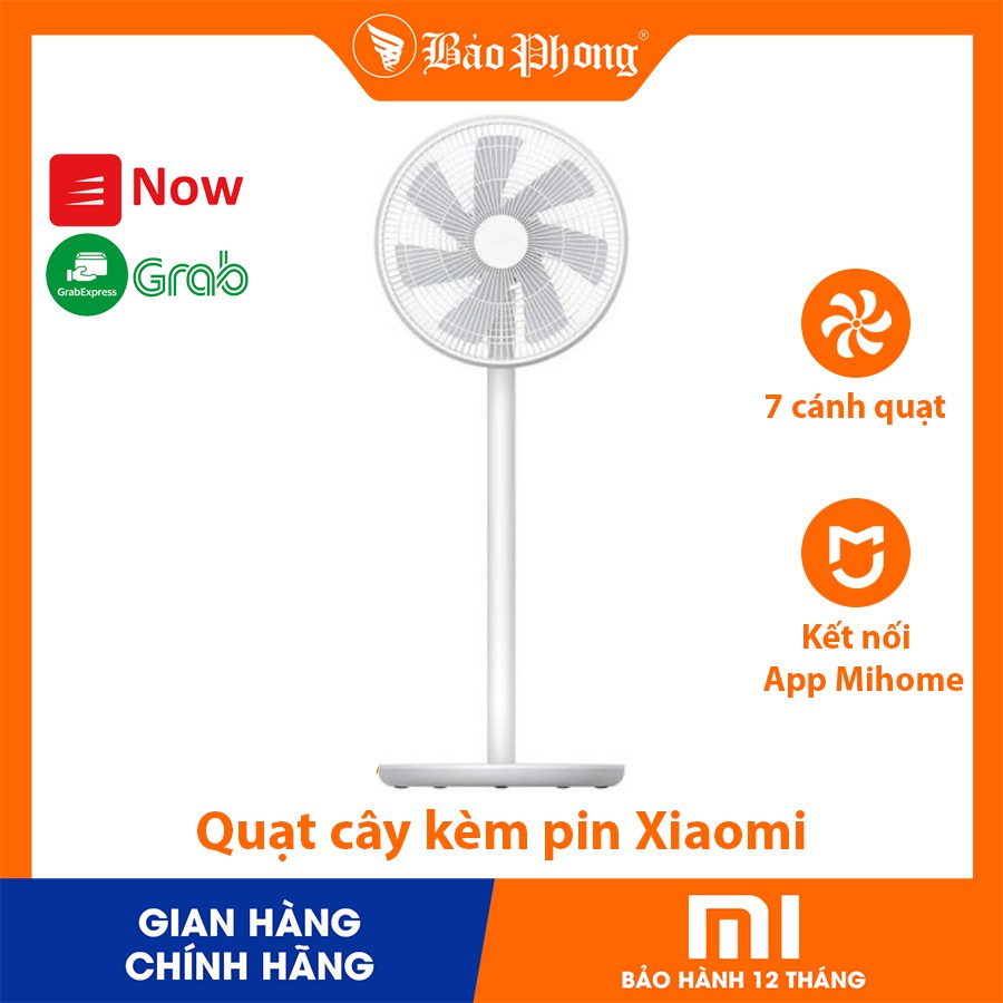 Quạt cây kèm pin 2800 mAh Xiaomi wireless Floor Fan 2S (with battery)