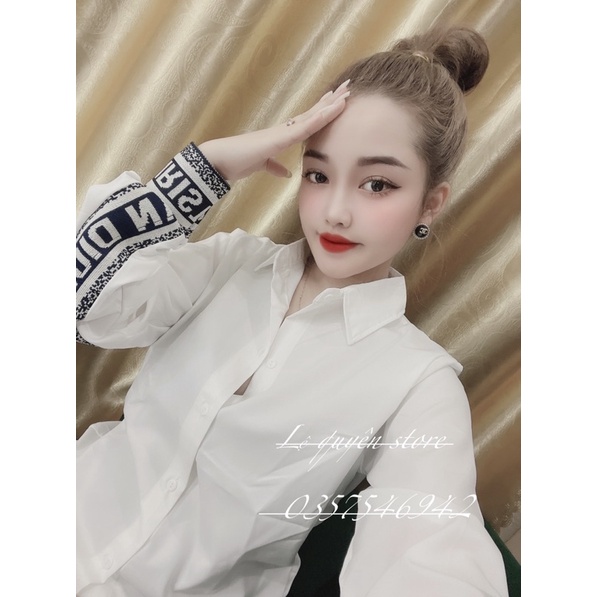 Sơ mi tay viền