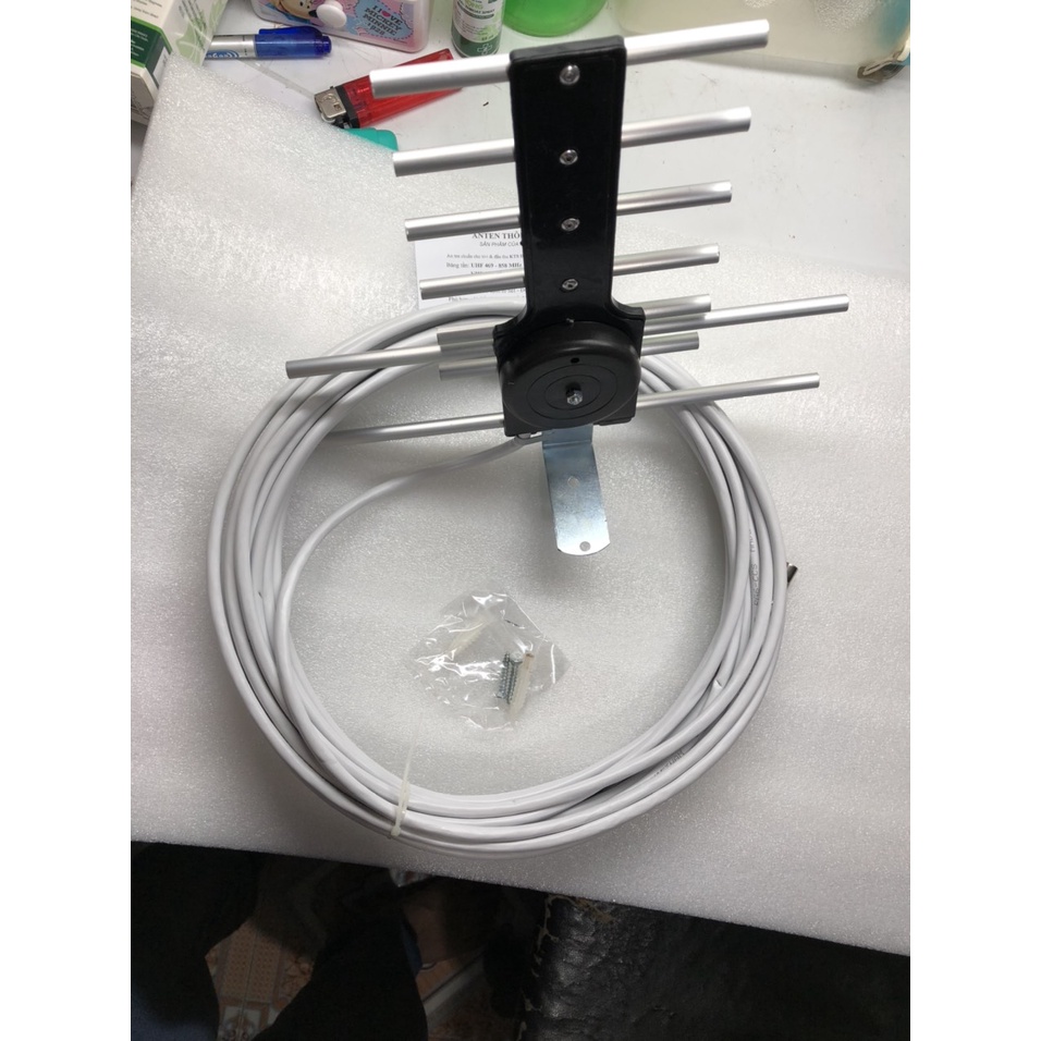 Anten thu sóng truyền hình mặt đất , anten thông minh tặng kèm 15m dây , thu sóng siêu khỏe , phù hợp mọi địa hình