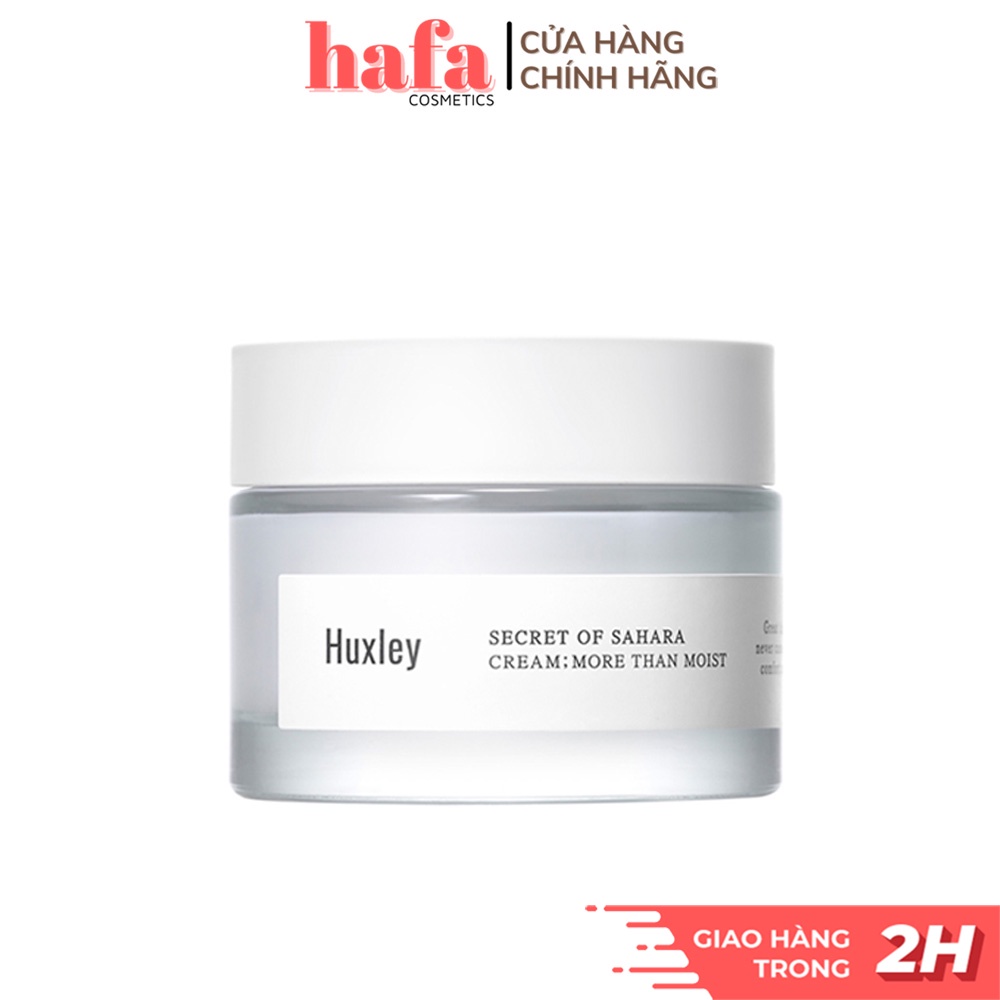 Kem dưỡng ẩm chuyên sâu và chống lão hóa Huxley Cream ; More Than Moist 50ml