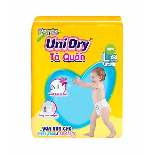 Tã Quần Unidry Ultra Jumbo M74 L68 XL62 XXL56 (bịch đại)