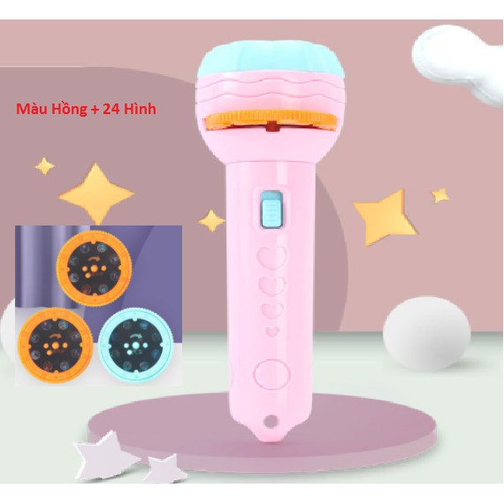 Đèn pin chiếu với 24 hình ảnh vui nhộn độc đáo dành cho trẻ em