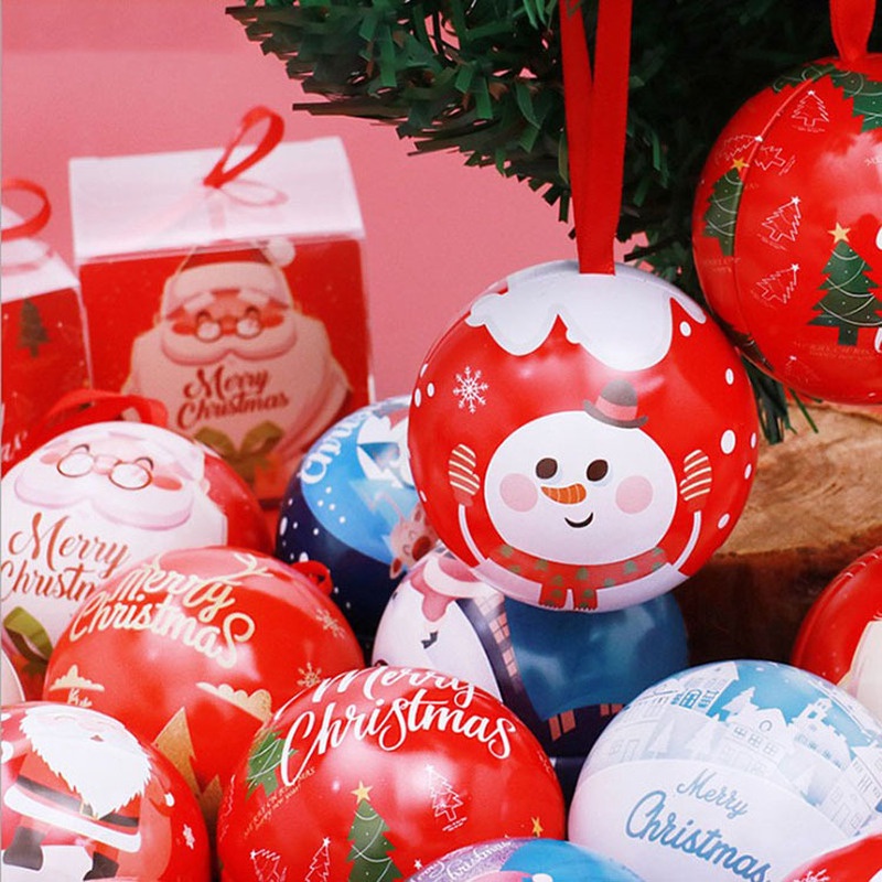 1 Hộp Đựng Kẹo Hình Ông Già Noel Sáng Tạo Trang Trí Giáng Sinh