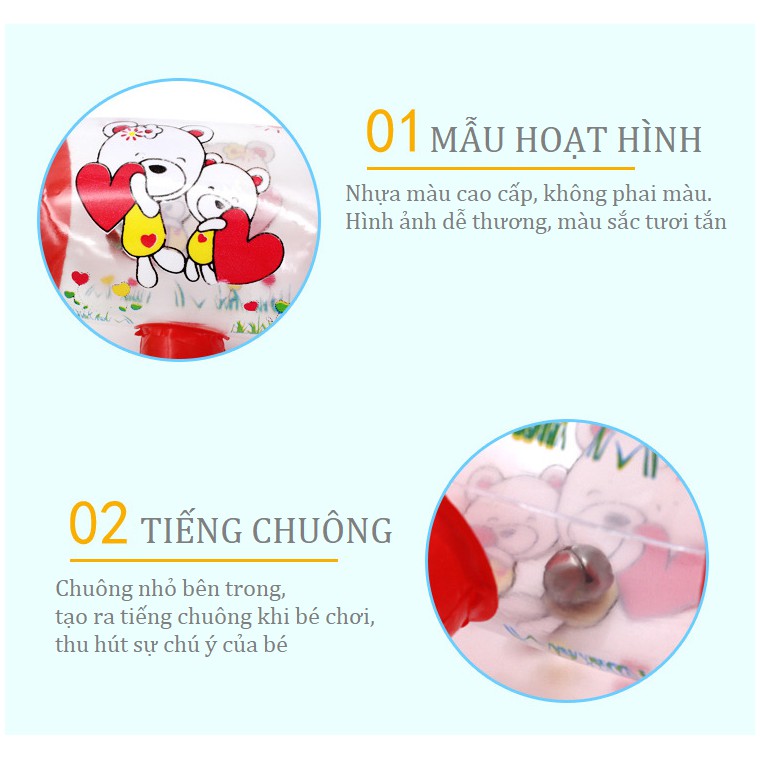 BÓNG PHAO HÌNH BÚA BÓNG NHỰA PVC BƠM HƠI ĐỒ CHƠI TRẺ EM]