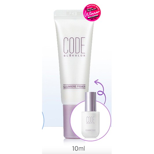 MBC 1 tuýp kem lót CODE Glokolor BEST PRIMER TRIAL KIT 10ml | BigBuy360 - bigbuy360.vn