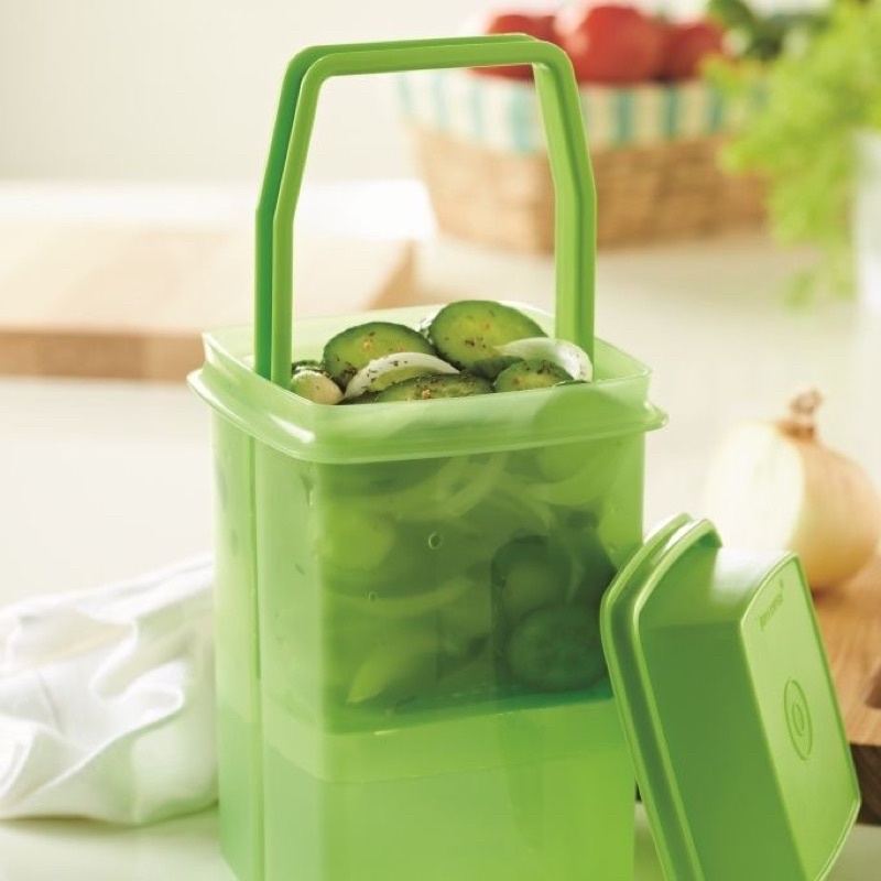 Hộp Dụng Cụ Tupperware 2L Chuyên Ngâm Chua Thực Phẩm - Muối Dưa Cà Dưa Chuột Củ Cải - Đựng Thức Ăn Mang Đi Làm