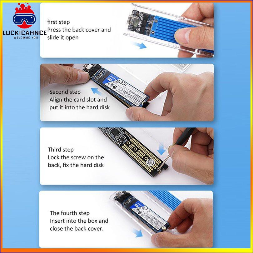 Ổ Cứng Ngoài Ssd Tcm2-C3 M.2 Nvme Cổng Type-C Usb3.1 | BigBuy360 - bigbuy360.vn