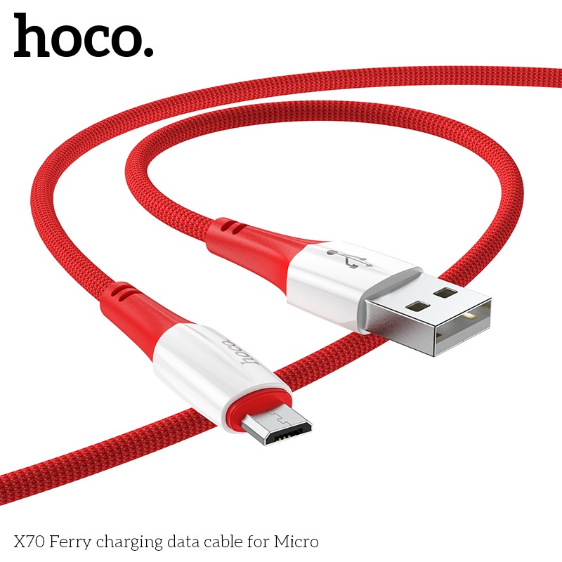 Dây cáp sạc Hoco. X70 tiện dụng cho điện thoại Oppo Vivo chất lượng cao dài 1m