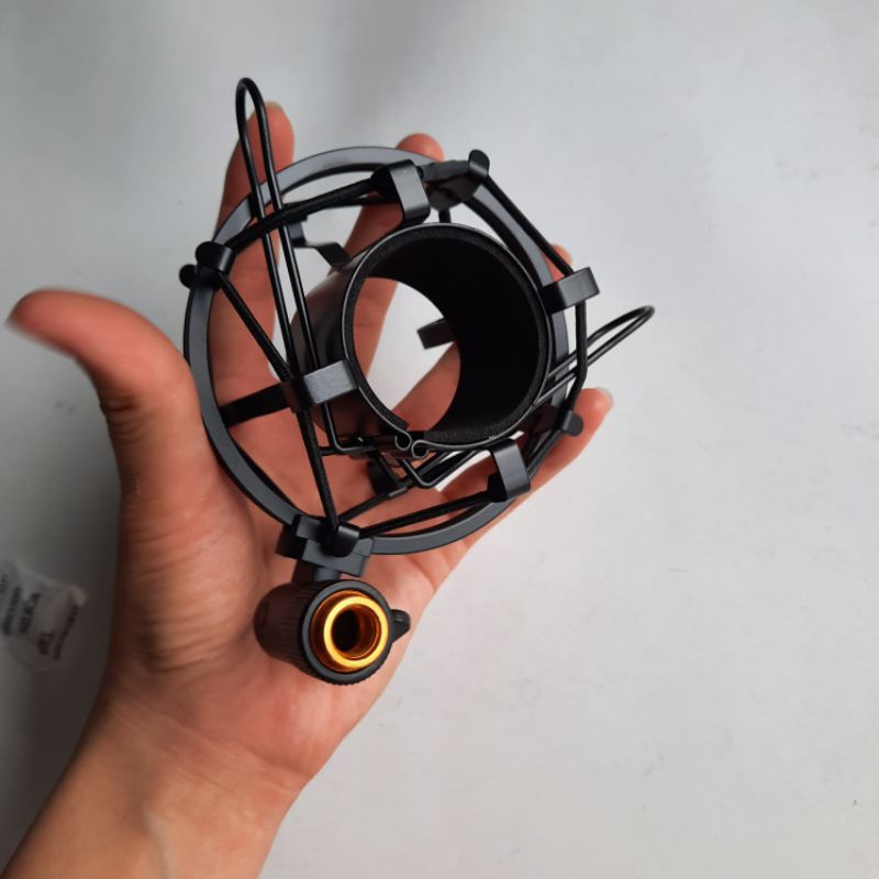 Giá ôm mic shock mount các loại mic bằng kim loại