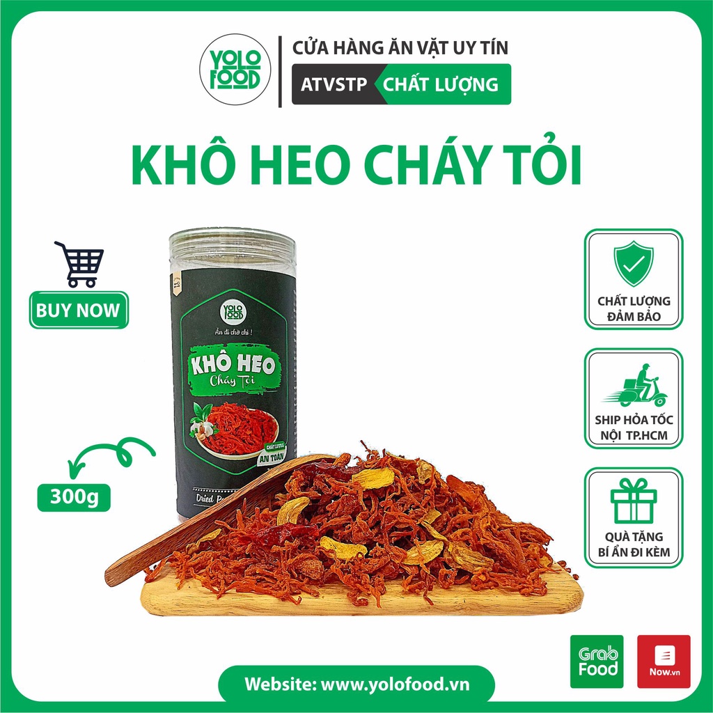 Khô vị truyền thống khô gà khô bò khô heo 200g/300g YOLOFOOD đồ ăn vặt ngon khô loại 1 thơm chất lượng đóng hộp atvstp
