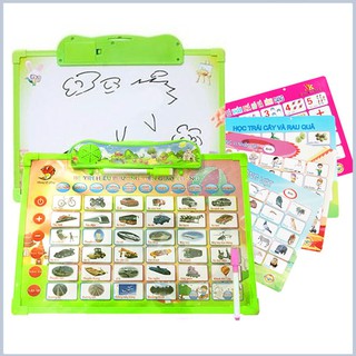 Bảng Học Điện Tử Thông MInh Có Phát Âm Tiếng Việt Và Tiếng Anh Sử Dụng Pin Tiểu