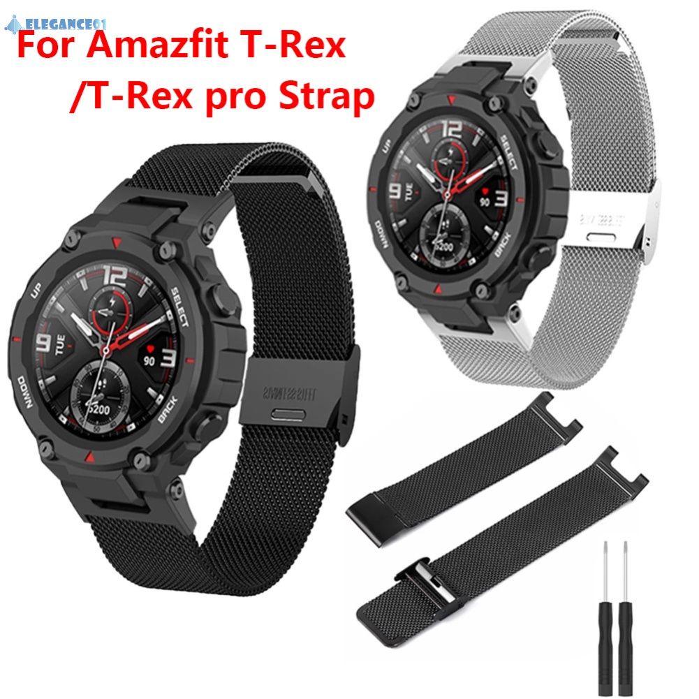 Dây Đeo Kim Loại Thay Thế Cho Đồng Hồ Thông Minh Huami Amazfit T-Rex / T-Rex Pro Xiaomi Amazfit T Rex