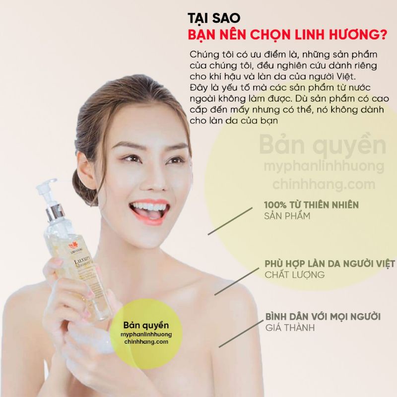 Sữa tắm làm trắng da Linh Hương ( hàng chính hãng CTY) | BigBuy360 - bigbuy360.vn
