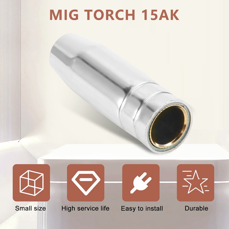 Vật tư tiêu hao mỏ hàn 13 cái 14AK Đầu phun khí MIG Mỏ hàn 0.9mm Giá đỡ đầu của Mỏ hàn MIG MAG 15AK