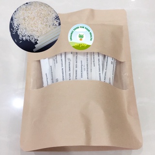 Ống hút gạo 6mmx22cm có bọc giấy xuất khẩu châu Âu MÀU TRẮNG SỮA