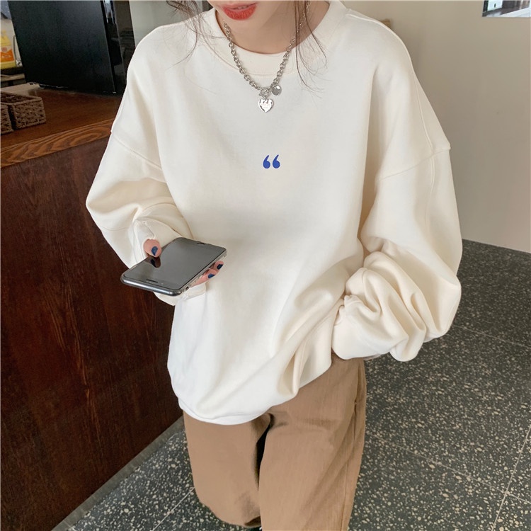 NRVP Áo Hoodie Thiết Kế Đơn Giản Thời Trang Hàn Quốc Cho Nữ