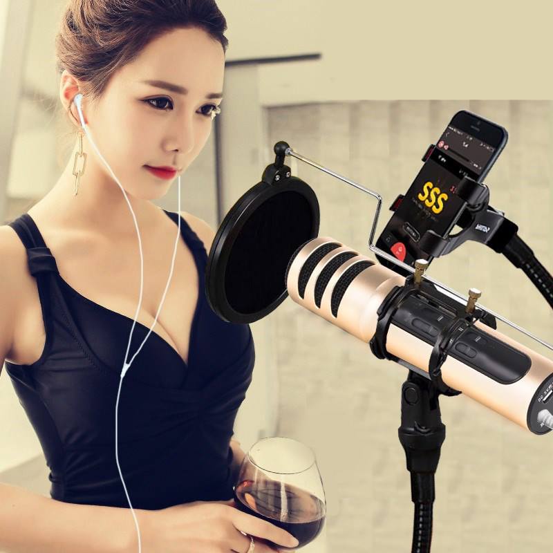 Giá đỡ mic thu âm, livestream karaoke 3 in 1 chắc chắn TL779