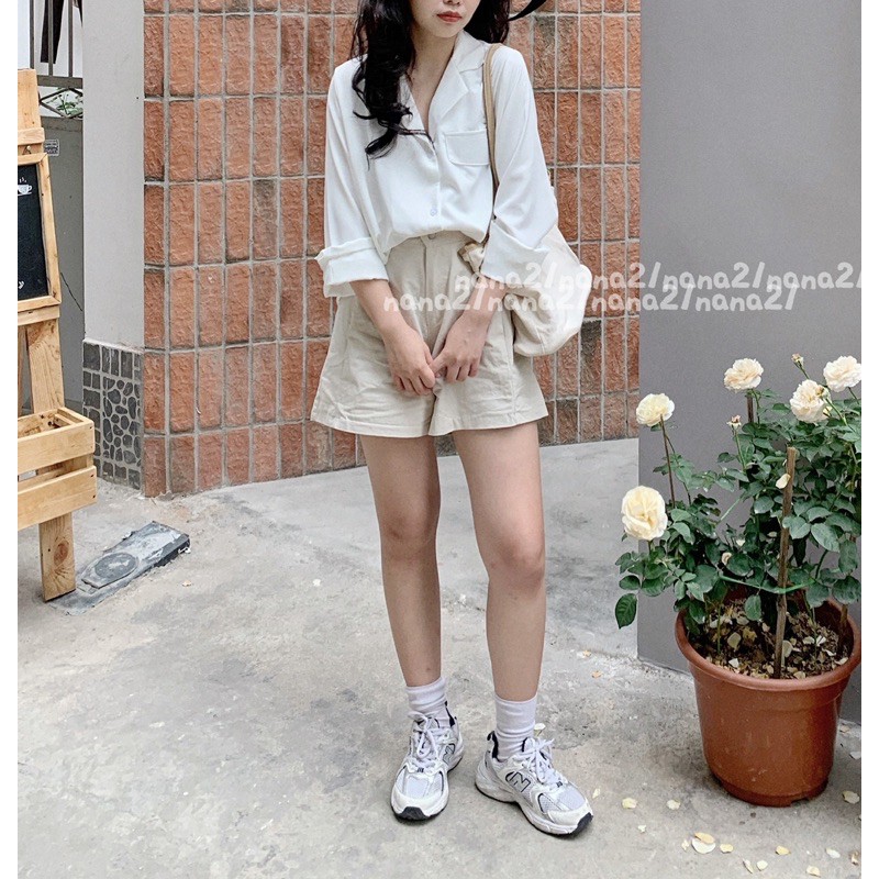 Quần short kaki thô Nana21 Nanastore21