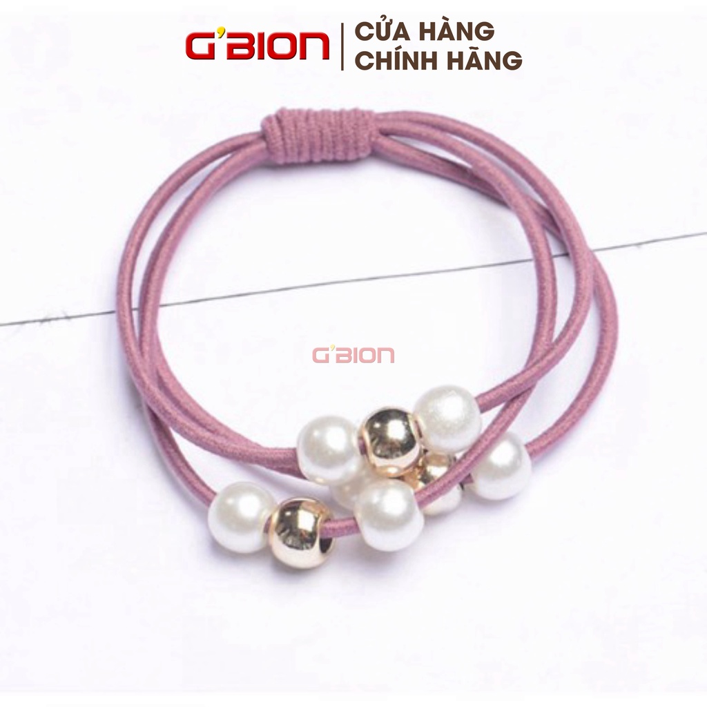 Buộc tóc đính đá nhân tạo 3 dây, NPP GBION
