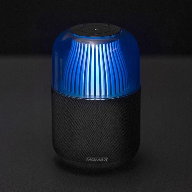 Loa Space True Wireless 360° với đèn xung quanh - Hàng chính hãng MOMAX